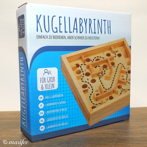 Kugellabyrinth aus naturholz - kugellabyrinth,