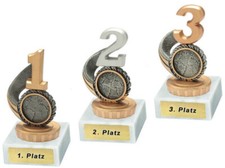 3 Sport-Pokale für viele