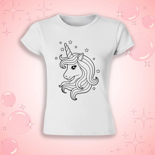 Einhorn shirt zum - zum, ausmalen
