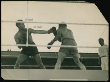 Max Schmeling im Box-Ring - Pressefoto - XL Foto 23x17cm
