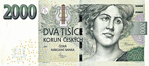 Banknote 2000 czk - banknote,