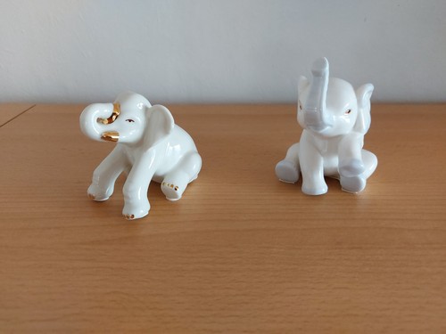 Kleine porzellan elefanten - kleine,