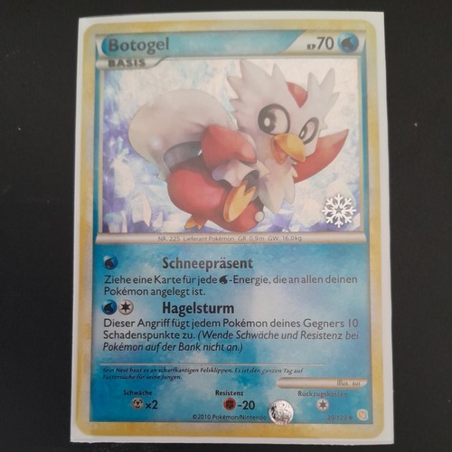 Pokémon karte botogel 123 - pokémon,