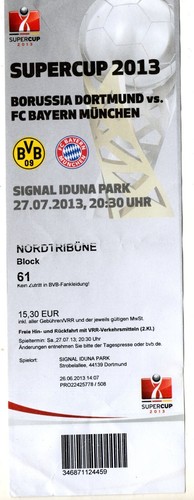Dp14 ticket supercup borussia - ticket,
