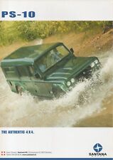 Santana PS-10 SUV & pick-up range_basis Land Rover, Spain_2006 Prospekt Brochure