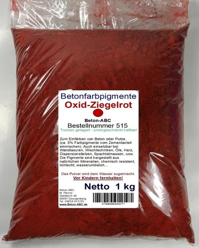 Ziegelrot-Oxidfarbpigment-Zeme