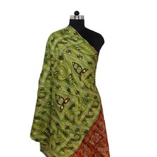 Seide Kantha Schal Halstuch