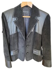 WALTER GRUPPE Damen Lederjacke Gr. 42 Schwarz Klassisch