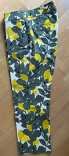 NEU Johnnie Boden -Hose, Pants  - Zitronen Muster, UK12 (38, M)