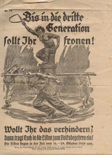 Flugblatt Plakat gegen Young
