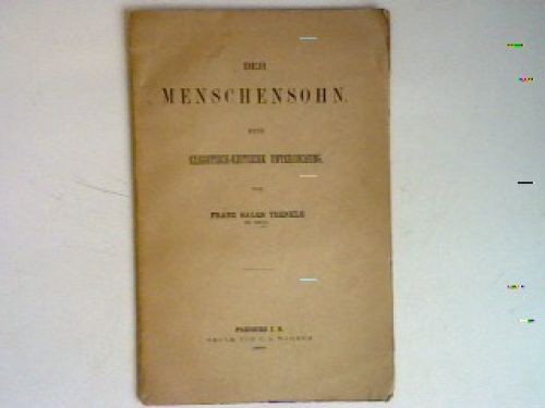 Der menschensohn eine - der,