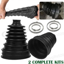 2 X Achsmanschette Faltenbalg Antriebswelle Universal Gelenksatz Manschette DE