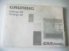 Bedienungsanleitung GRUNDIG Challenge 400  Autoradio