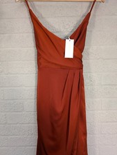 Showpo UK 10 Kupfer Satin