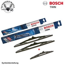 Bosch Twin Scheibenwischer Set Vorne + HINTEN für SUZUKI SWIFT III + IV