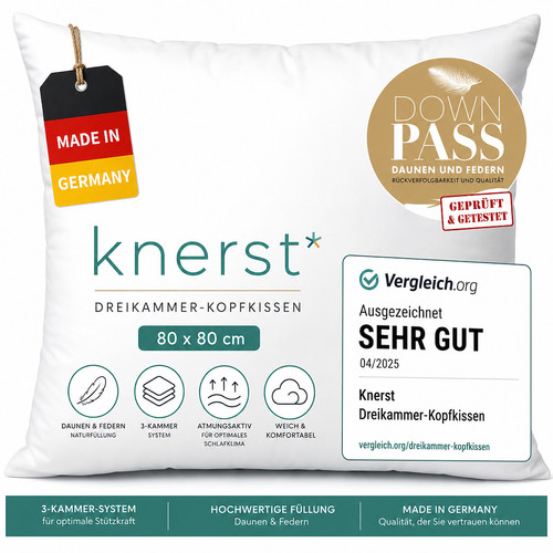 Knerst luxus daunenkissen - luxus,