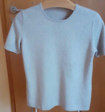 weicher Damen Pullover Kurzam Seide und Kaschmir Gr. 42 von Peter Hahn in Beige