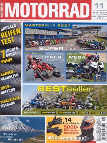 Motorrad 2007 top test - +, top-test