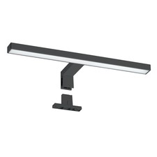 B-Ware Spiegelleuchte LED Bad 230V SchwarzBadlampe Schminklicht Leuchte Kaltweiß