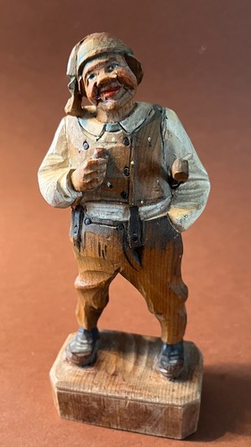 Alt holz figur bauer - alt,