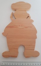 Dekoration Figur Deko Koch Holz Silhouette