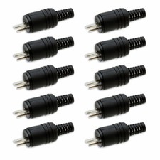 10 Lautsprecherstecker Audio 2 pin DIN Stecker Schraubbar Stecker Kabelanschluss