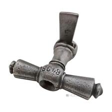 Fensterolive antik Einreiber Eisen Fenstergriff alt mit Schraubloch