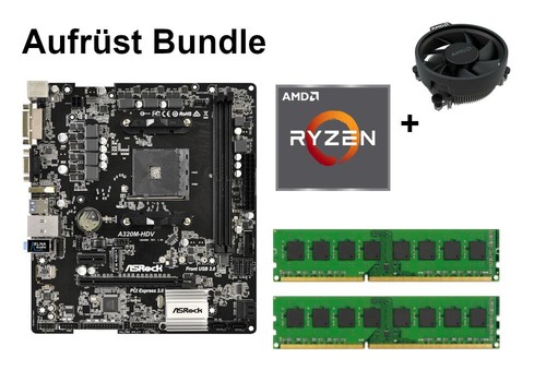 Bundle asrock a320m - asrock, +