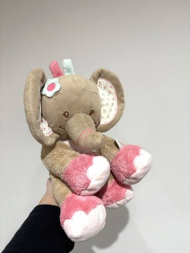 Nattou elefant beige - nattou, rosa