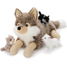 MorisMos 50cm Plüsch Wolf mit