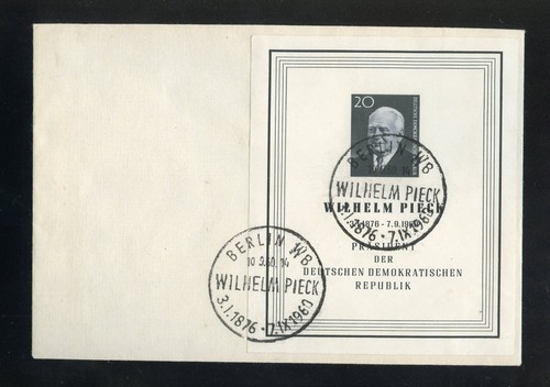 Ddr wilhelm pieck - bl.16, block