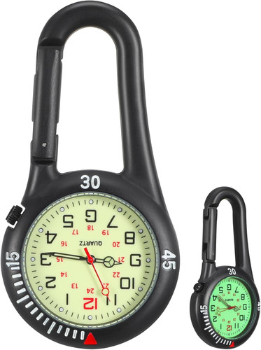 Karabiner uhr leuchtendes - uhr,,