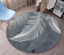 3D Weiße Federn ZHUC1774