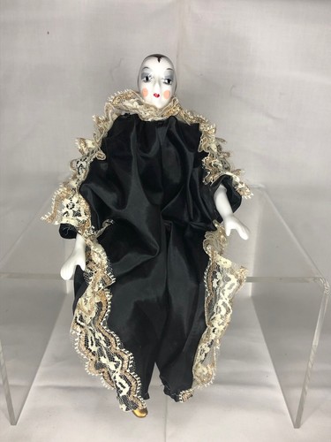 Harlequin pierrot porzellan - harlequin,
