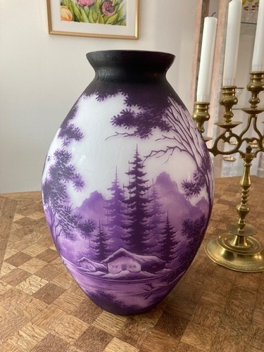 Emile galle art vase - art,