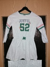 Kleid Mädchen Gr.110 grau mit Motiv "Palomino" langarm gebraucht