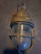 Bunkerlampe,Schiffslampe Industrielampe,Messing,Maritim,Antik