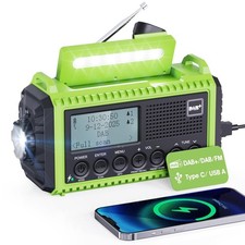 Solar Kurbelradio DAB UKW mit