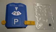 Parkscheibe mit Eiskratzer Parkuhr mit Einkaufswagenchip inkl.Reifenprofilmesser