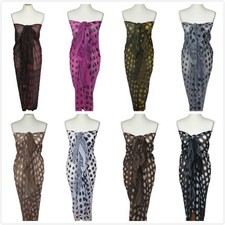 XXL Strandtuch Pareo Damen Schal Wickeltuch Stola Sarong Tuch NEU Punkte Sommer