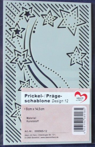 Prickel-/Prägeschablone