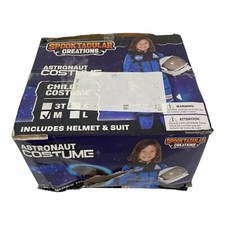 Spooktacular Creations, Astronautenkostüm mit Helm für Kinder, Raumanzug Größe M