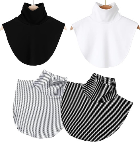 Damen krageneinsatz 4er set - krageneinsatz,