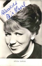 Anja Laval mit Autogramm