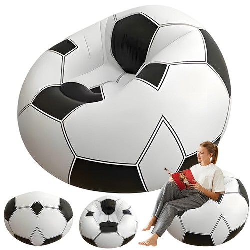 Aufblasbarer fußball - aufblasbarer,