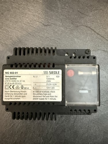 Sss siedle 602 01 - siedle, 602-01