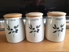 Kreatives Geschirr Italienisch Tee Kaffee Zucker Vorratsgläser/Behälter Set
