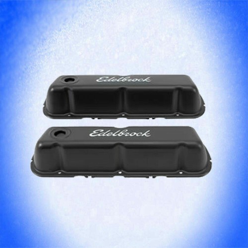 Edelbrock ventildeckel schwarz - ventildeckel,