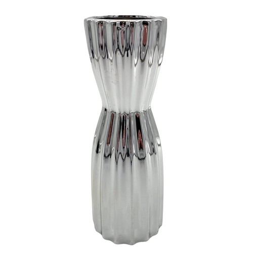 Keramik vase silber elegant - keramik,