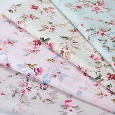 Baumwollstoff mit 240cm Maxi Breite "Bea" Blumen Stoff Meterware ab 50 x 240 cm